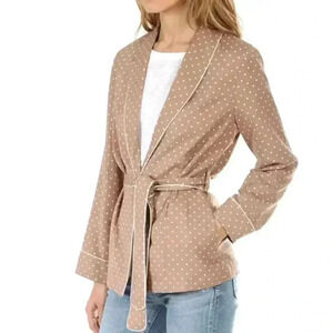 NWT Frame Polka Dot Smoking Jacket